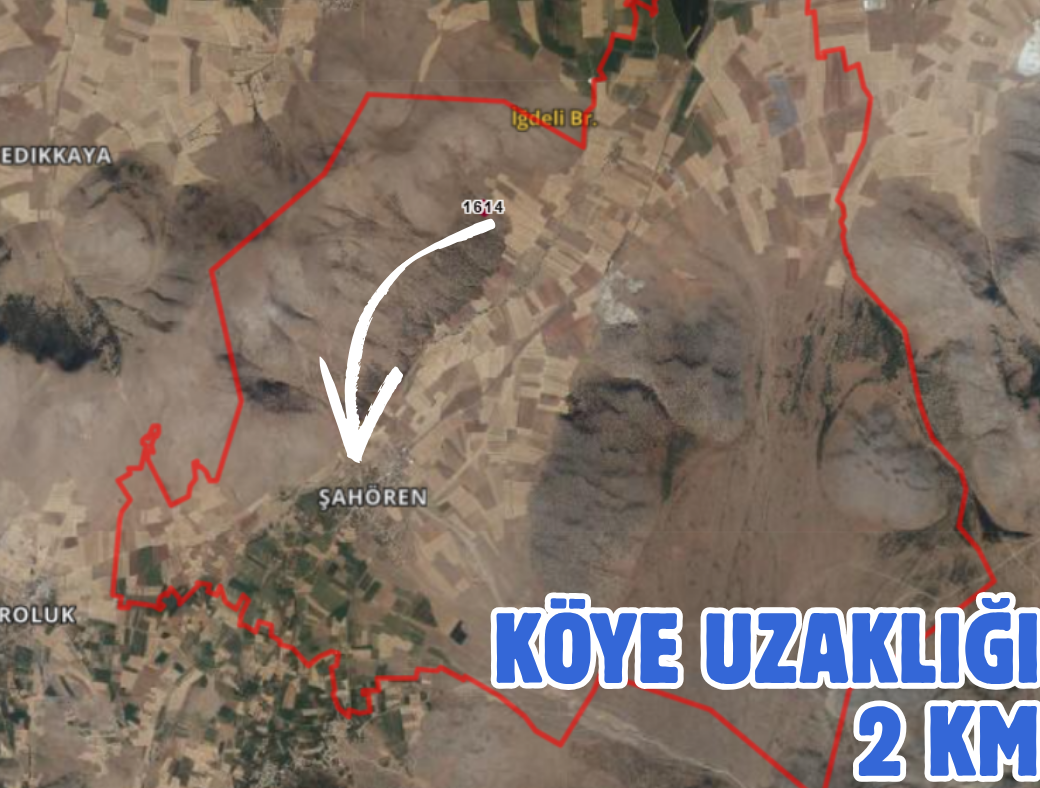 KONYA KADINHANI ŞAHÖREN 6.100 M² TARLA SATILIKTIR - KONYA KADINHANI fotoğraf 2